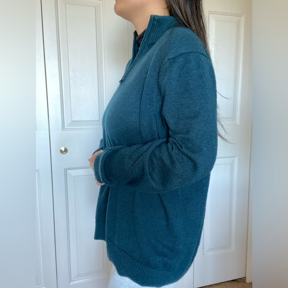 Turquoise Quarter Zip - Picture 2 of 4